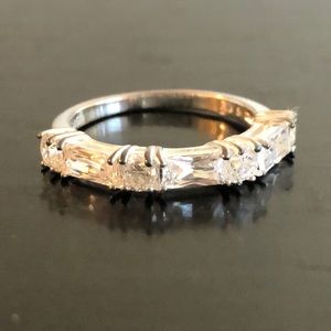 Sterling silver CZ band size 5